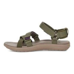 Sandali Teva Sanborn Mia Verde Scuro Marrone Donna -Teva tva 1116650 obn 003